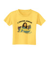 I Found Jesus - Easter Egg Toddler T-Shirt-Toddler T-Shirt-TooLoud-Yellow-2T-Davson Sales