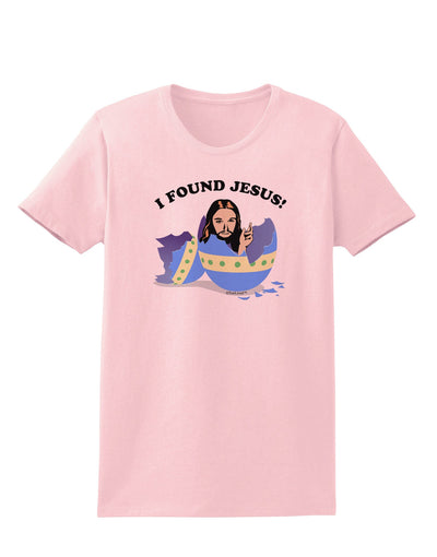 I Found Jesus - Easter Egg Womens T-Shirt-Womens T-Shirt-TooLoud-PalePink-X-Small-Davson Sales