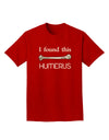 I Found This Humerus - Science Humor Adult Dark T-Shirt-Mens T-Shirt-TooLoud-Red-Small-Davson Sales