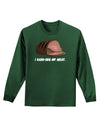 I Hand-Rub My Meat - Roast Beef Adult Long Sleeve Dark T-Shirt-TooLoud-Dark-Green-Small-Davson Sales