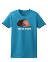 I Hand-Rub My Meat - Roast Beef Womens Dark T-Shirt-Womens T-Shirt-TooLoud-Turquoise-X-Small-Davson Sales