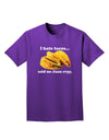 I Hate Tacos Said No Juan Ever Adult Dark T-Shirt by TooLoud-Mens T-Shirt-TooLoud-Purple-Small-Davson Sales