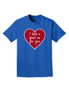 I Have a Heart On For You Adult Dark T-Shirt-Mens T-Shirt-TooLoud-Royal-Blue-Small-Davson Sales