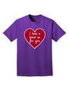 I Have a Heart On For You Adult Dark T-Shirt-Mens T-Shirt-TooLoud-Purple-Small-Davson Sales