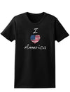 I Heart America Scribble Womens Dark T-Shirt-TooLoud-Black-X-Small-Davson Sales