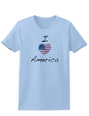 I Heart America Scribble Womens T-Shirt-Womens T-Shirt-TooLoud-Light-Blue-X-Small-Davson Sales