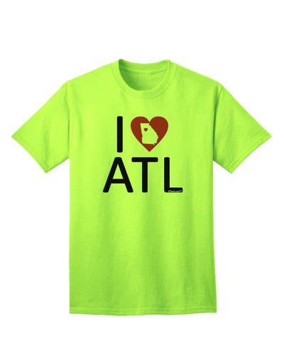 I Heart Atlanta Adult T-Shirt-unisex t-shirt-TooLoud-Neon-Green-Small-Davson Sales