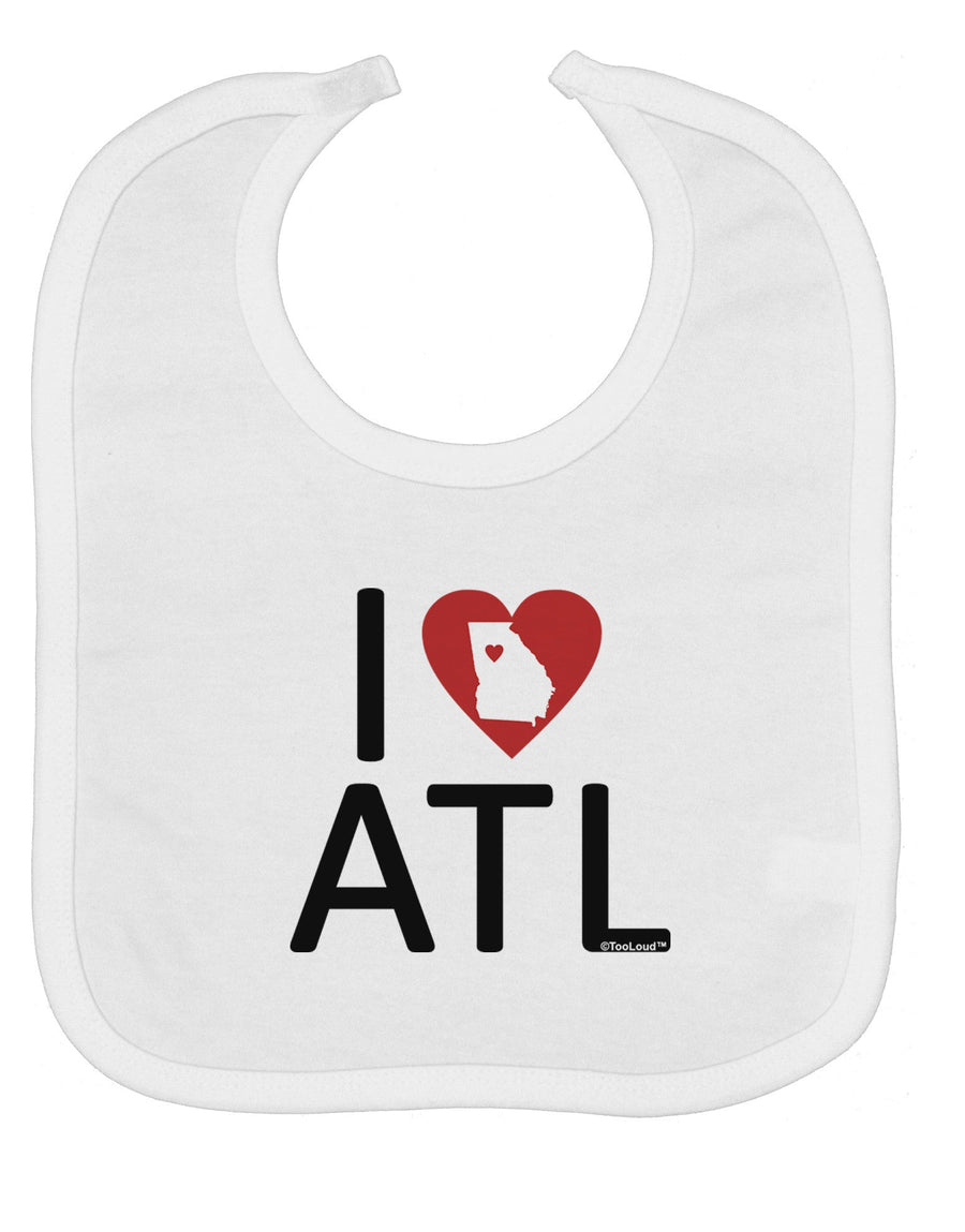 I Heart Atlanta Baby Bib