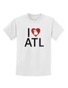 I Heart Atlanta Childrens T-Shirt-Childrens T-Shirt-TooLoud-White-X-Small-Davson Sales