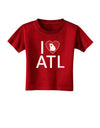 I Heart Atlanta Toddler T-Shirt Dark-Toddler T-Shirt-TooLoud-Red-2T-Davson Sales