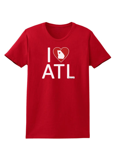 I Heart Atlanta Womens Dark T-Shirt-Womens T-Shirt-TooLoud-Red-X-Small-Davson Sales