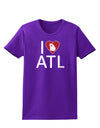 I Heart Atlanta Womens Dark T-Shirt-Womens T-Shirt-TooLoud-Purple-X-Small-Davson Sales