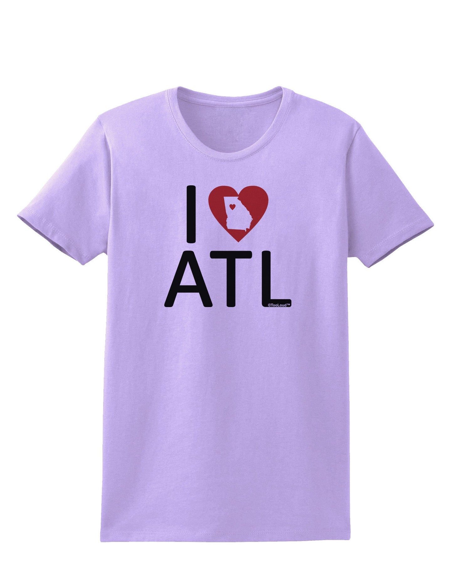 I Heart Atlanta Womens T-Shirt-Womens T-Shirt-TooLoud-Lavender-X-Small-Davson Sales