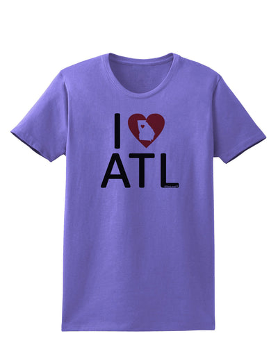 I Heart Atlanta Womens T-Shirt-Womens T-Shirt-TooLoud-Violet-X-Small-Davson Sales