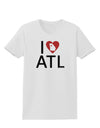 I Heart Atlanta Womens T-Shirt-Womens T-Shirt-TooLoud-White-X-Small-Davson Sales