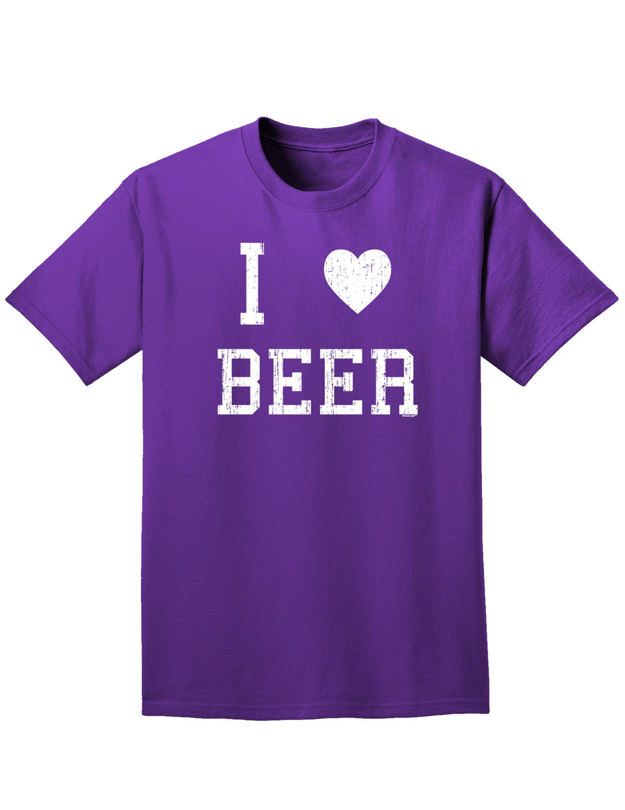 I Heart Beer Adult Dark T-Shirt-Mens T-Shirt-TooLoud-Black-Small-Davson Sales