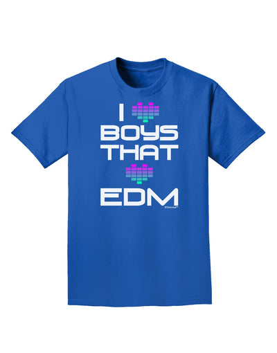 I Heart Boys That Heart EDM Adult Dark T-Shirt-Mens T-Shirt-TooLoud-Royal-Blue-Small-Davson Sales