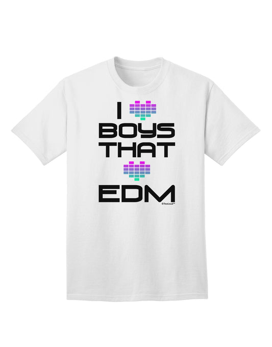 I Heart Boys That Heart EDM Adult T-Shirt-Mens T-Shirt-TooLoud-White-Small-Davson Sales