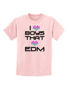 I Heart Boys That Heart EDM Childrens T-Shirt-Childrens T-Shirt-TooLoud-PalePink-X-Small-Davson Sales