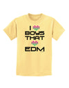 I Heart Boys That Heart EDM Childrens T-Shirt-Childrens T-Shirt-TooLoud-Daffodil-Yellow-X-Small-Davson Sales