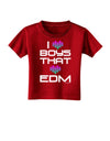 I Heart Boys That Heart EDM Toddler T-Shirt Dark-Toddler T-Shirt-TooLoud-Red-2T-Davson Sales