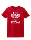 I Heart Boys That Heart EDM Womens Dark T-Shirt-TooLoud-Red-X-Small-Davson Sales