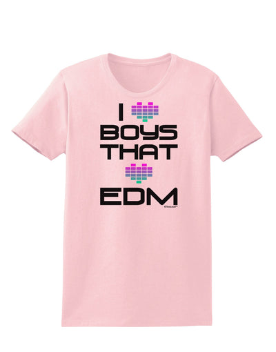 I Heart Boys That Heart EDM Womens T-Shirt-Womens T-Shirt-TooLoud-PalePink-X-Small-Davson Sales