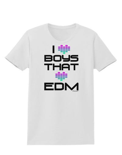 I Heart Boys That Heart EDM Womens T-Shirt-Womens T-Shirt-TooLoud-White-X-Small-Davson Sales