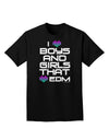 I Heart Boys and Girls That Heart EDM Adult Dark T-Shirt-Mens T-Shirt-TooLoud-Black-Small-Davson Sales