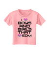 I Heart Boys and Girls That Heart EDM Toddler T-Shirt-Toddler T-Shirt-TooLoud-Candy-Pink-2T-Davson Sales