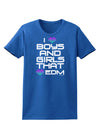 I Heart Boys and Girls That Heart EDM Womens Dark T-Shirt-TooLoud-Royal-Blue-X-Small-Davson Sales