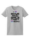 I Heart Boys and Girls That Heart EDM Womens T-Shirt-Womens T-Shirt-TooLoud-AshGray-X-Small-Davson Sales