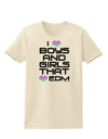 I Heart Boys and Girls That Heart EDM Womens T-Shirt-Womens T-Shirt-TooLoud-Natural-X-Small-Davson Sales