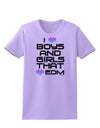 I Heart Boys and Girls That Heart EDM Womens T-Shirt-Womens T-Shirt-TooLoud-Lavender-X-Small-Davson Sales