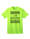 I Heart Christmas - Premium Ugly Christmas Sweater Adult T-Shirt Collection-Mens T-shirts-TooLoud-Neon-Green-Small-Davson Sales