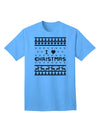 I Heart Christmas - Premium Ugly Christmas Sweater Adult T-Shirt Collection-Mens T-shirts-TooLoud-Aquatic-Blue-Small-Davson Sales