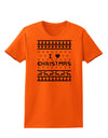 I Heart Christmas Ugly Christmas Sweater Womens T-Shirt-Womens T-Shirt-TooLoud-Orange-X-Small-Davson Sales