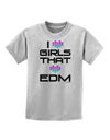 I Heart Girls That Heart EDM Childrens T-Shirt-Childrens T-Shirt-TooLoud-AshGray-X-Small-Davson Sales