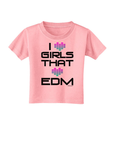 I Heart Girls That Heart EDM Toddler T-Shirt-Toddler T-Shirt-TooLoud-Candy-Pink-2T-Davson Sales