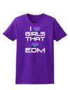 I Heart Girls That Heart EDM Womens Dark T-Shirt-TooLoud-Purple-X-Small-Davson Sales