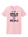 I Heart Girls That Heart EDM Womens T-Shirt-Womens T-Shirt-TooLoud-PalePink-X-Small-Davson Sales