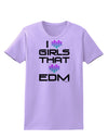 I Heart Girls That Heart EDM Womens T-Shirt-Womens T-Shirt-TooLoud-Lavender-X-Small-Davson Sales