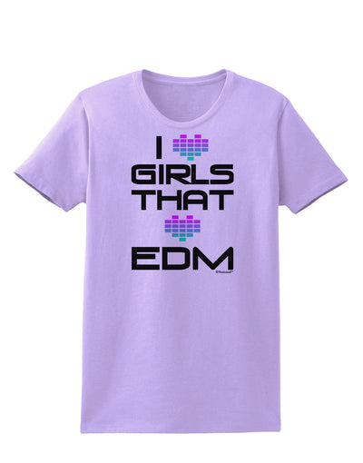 I Heart Girls That Heart EDM Womens T-Shirt-Womens T-Shirt-TooLoud-Lavender-X-Small-Davson Sales