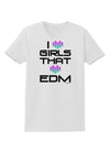 I Heart Girls That Heart EDM Womens T-Shirt-Womens T-Shirt-TooLoud-White-X-Small-Davson Sales