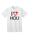 I Heart Houston Adult T-Shirt-unisex t-shirt-TooLoud-White-Small-Davson Sales