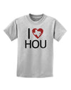 I Heart Houston Childrens T-Shirt-Childrens T-Shirt-TooLoud-AshGray-X-Small-Davson Sales