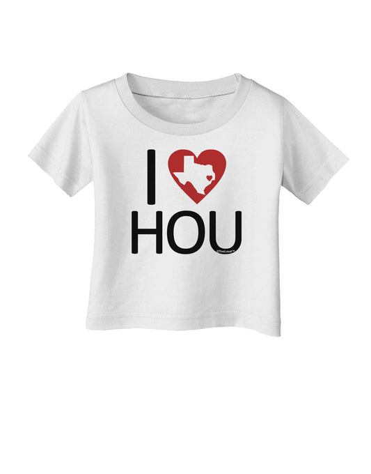 I Heart Houston Infant T-Shirt-Infant T-Shirt-TooLoud-White-06-Months-Davson Sales