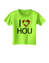I Heart Houston Toddler T-Shirt-Toddler T-Shirt-TooLoud-Lime-Green-2T-Davson Sales