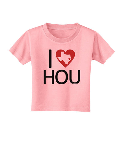 I Heart Houston Toddler T-Shirt-Toddler T-Shirt-TooLoud-Candy-Pink-2T-Davson Sales