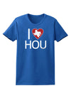 I Heart Houston Womens Dark T-Shirt-Womens T-Shirt-TooLoud-Royal-Blue-X-Small-Davson Sales